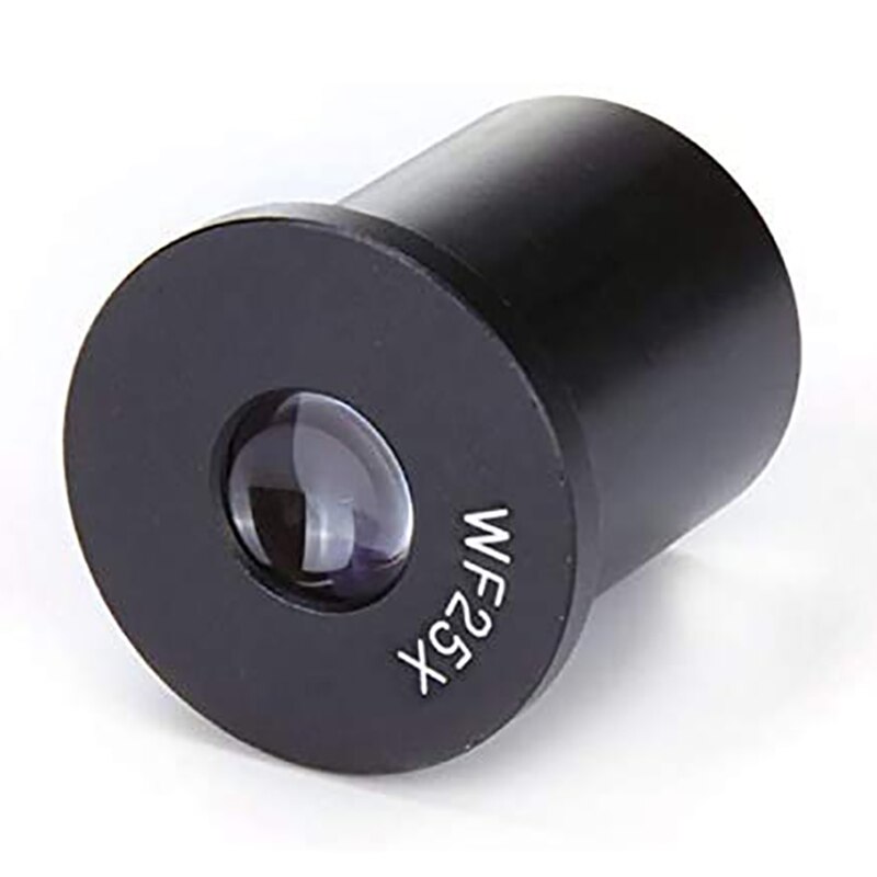 Microscope Eyepiece WF25X Biological Microscope Lens Wide-Angle Lens Monocular Part Interface 23.2mm-2Pcs