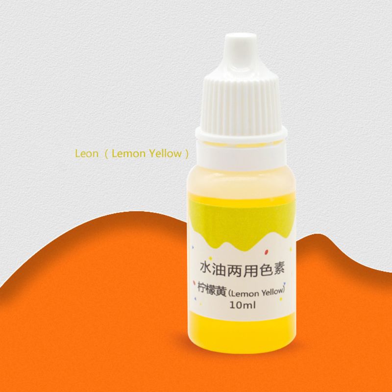 12 Stks/set Diy Bakken Plastic Klei Water Olie Dual-Gebruik Epoxy Pigment 54DC