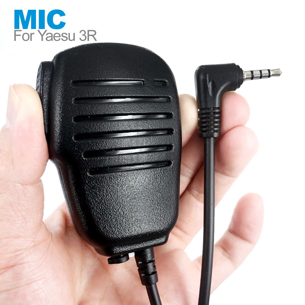 Nuovo PTT oratore Mic Microfono per YAESU vertice VX-3R FT-60R FT1dott FT2dott VX-10 VX-17 VX-110 VX-150 VX-130 Walkie talkie Radio