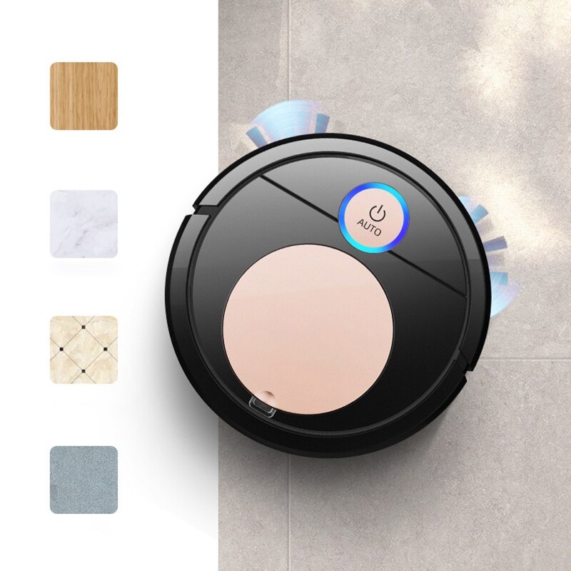 Smart Robot Vaccuum Cleaner USB Auto Cleaning Robot Suction Sweeper Robots for Home with Voice Function