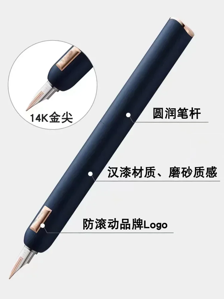 LM Red Dot Award Dialog Focus CC stylo plume noir titane 14K or pointe plume encre stylos rétractables