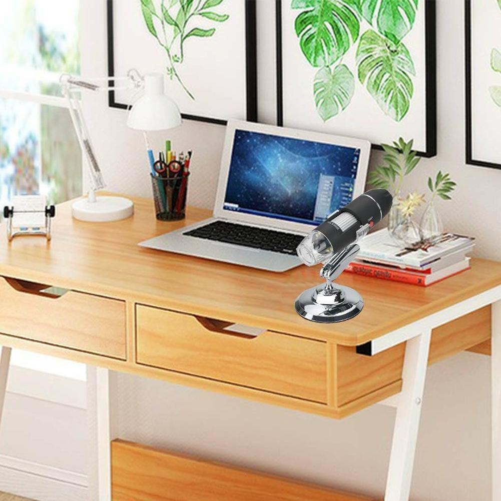 Microscope électronique optique 1000x1600x, Zoom 500 fois, Microscope numérique USB avec 8led