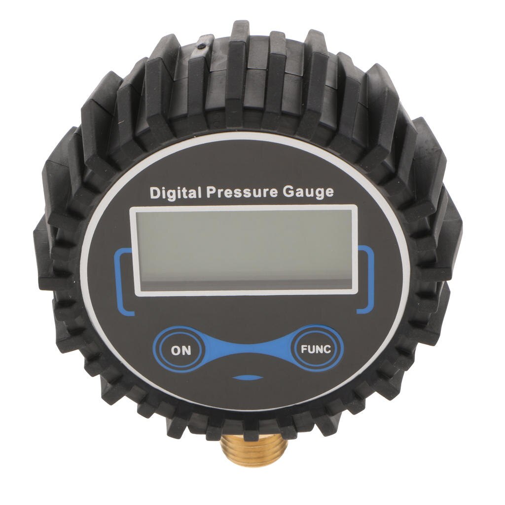 Universal Digital Tire Inflator With Pressure Gauge 200 PSI Air Chuck And Compressor Accessories With LED Backlit Screen Black