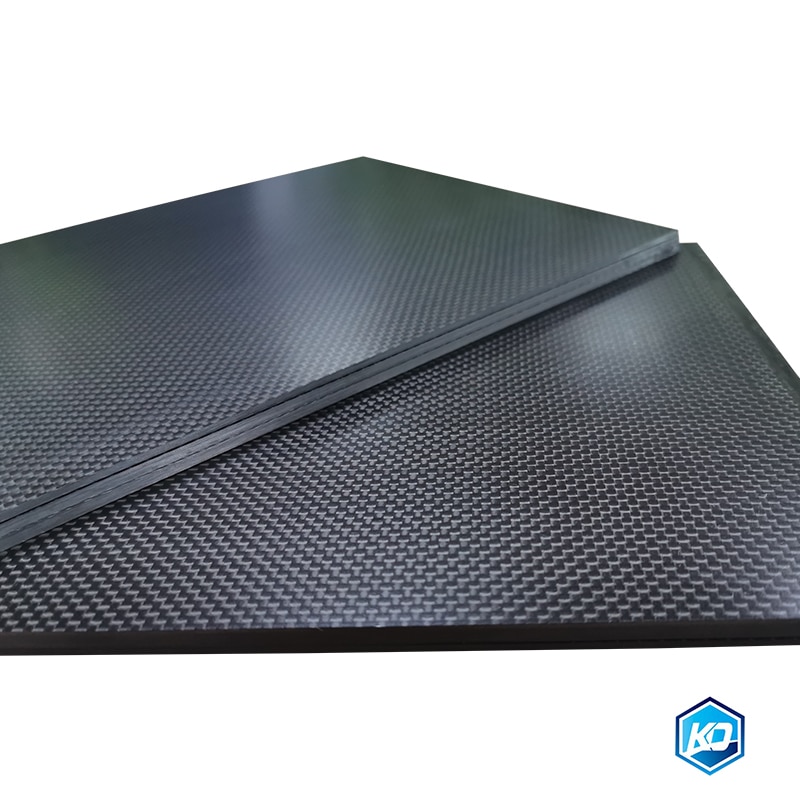 0,5–6 mm, 125 x 75 mm, 3K-Blatt, matt, glänzende Carbonplatten-Tafel-Blätter, Material mit hoher Verbundhärte, Anti-UV-Kohlefaserplatte