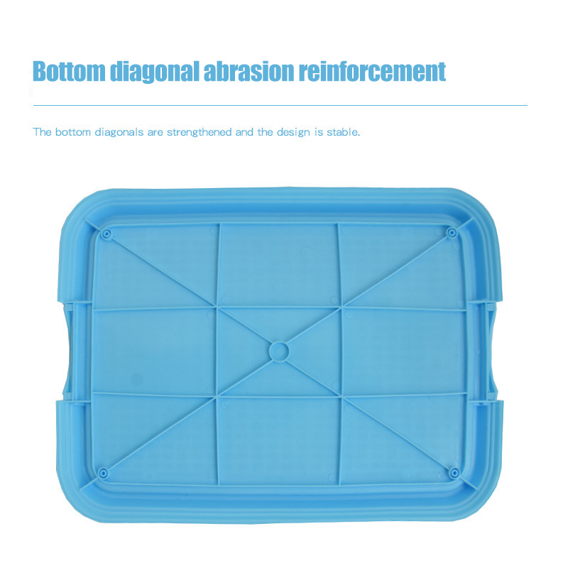 Plastikowa siatka siatka płaska kolumna zwierzę domowe toaleta dla psów czysty kolor duża dla małych psów trening kuweta mata czyszczenie zwierząt dostarcza P7ding