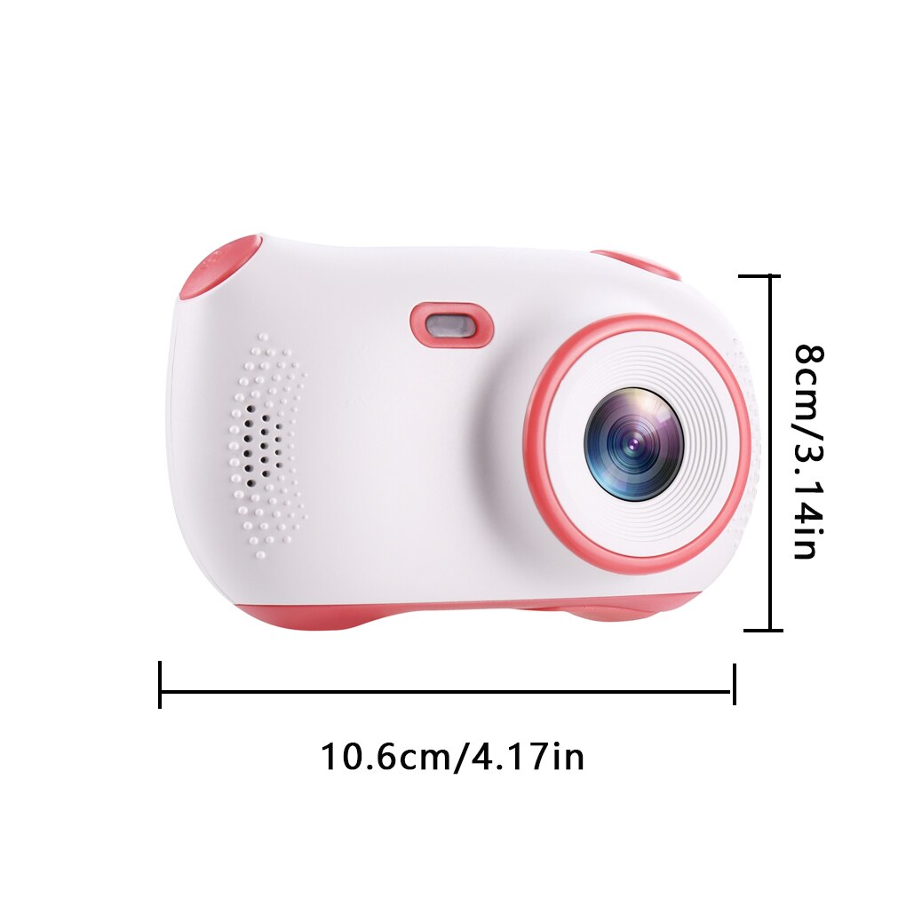 Kids Digital Camera 2.4 Inch LCD Screen Display Rechargeable Children Camcorder with 16G Memory Card: NO.2