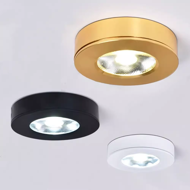 Luz empotrable LED ultrafina montada en superficie 110V-230V 7W9W12W15W18W20W CRI98 lámpara de techo antideslumbrante focos COB iluminación interior