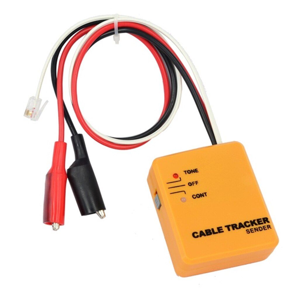 Kebidumei-rastreador de Cable de teléfono, Detector de Cable de teléfono RJ11, Kit de herramientas de probador de Cable de línea, receptor de tono