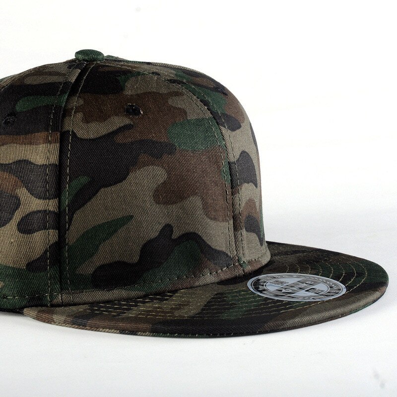 Sommer baseball kasketter mænd camouflage hip hop 5 panel snapback hat til kvinder touca gorras planas casquette chapeau 18 stile