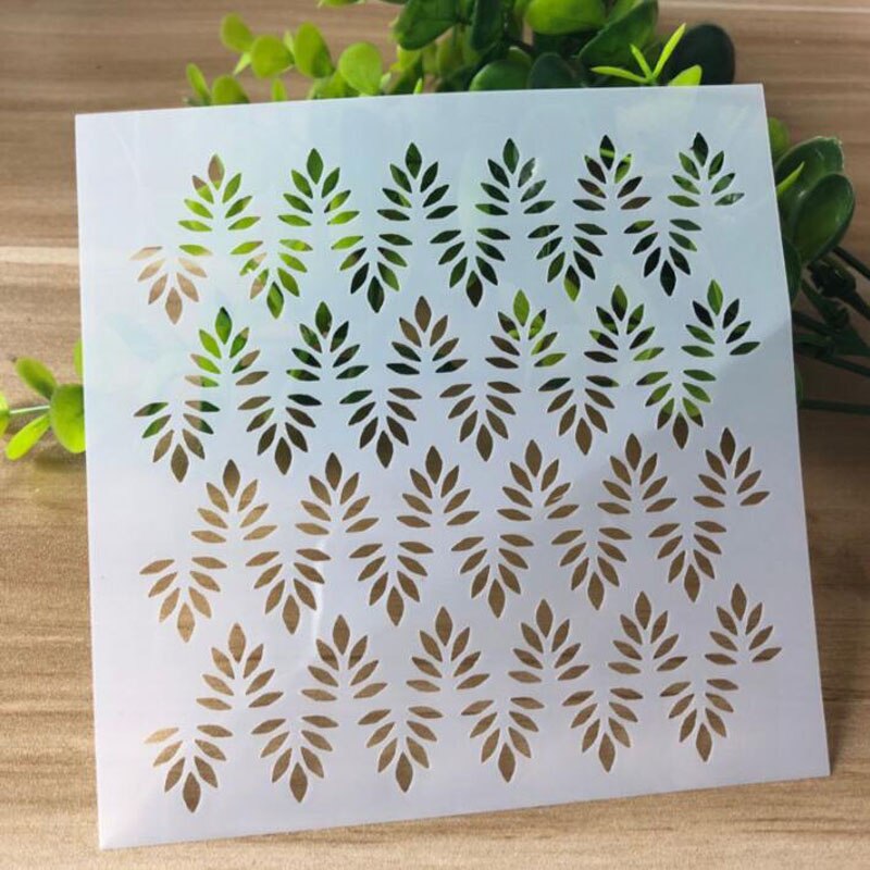 1pc Schablone Wiederverwendbare Malerei Vorlage DIY Blume Werkzeuge Fotoalbum Scrapbooking Färbung Tagebuch Präge Büro Schule Liefert: 10