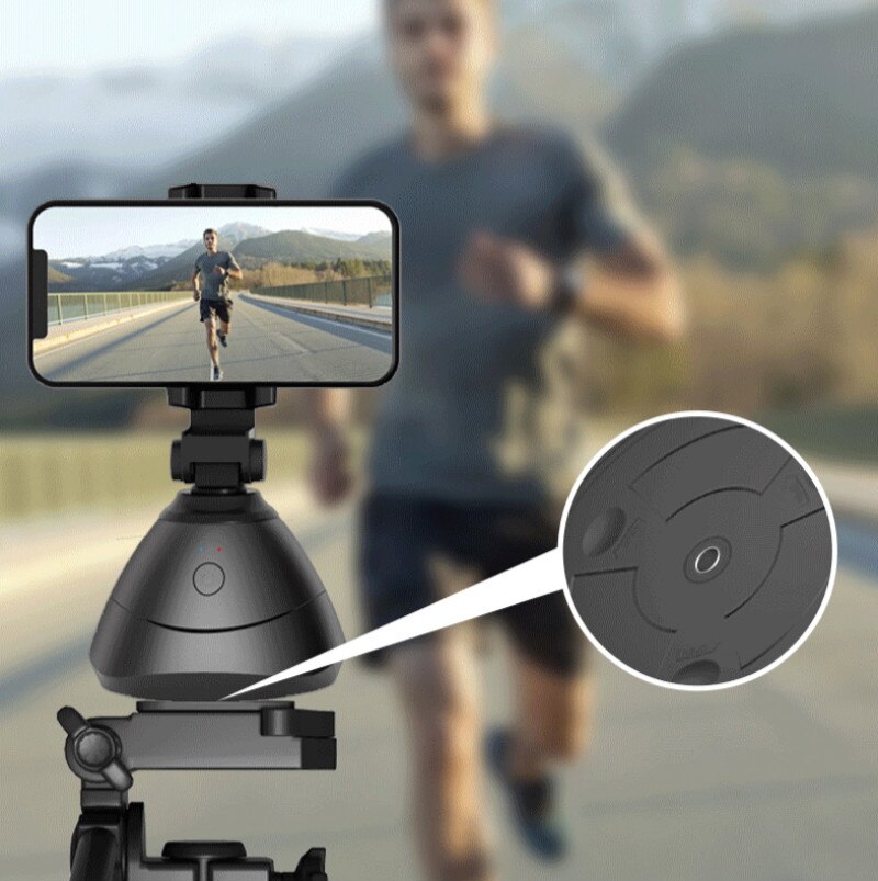 Auto Smart Shooting Selfie Stick 360° Rotation Auto Face Tracking Device Object Tracking Vlog Camera Smart Phone Holder