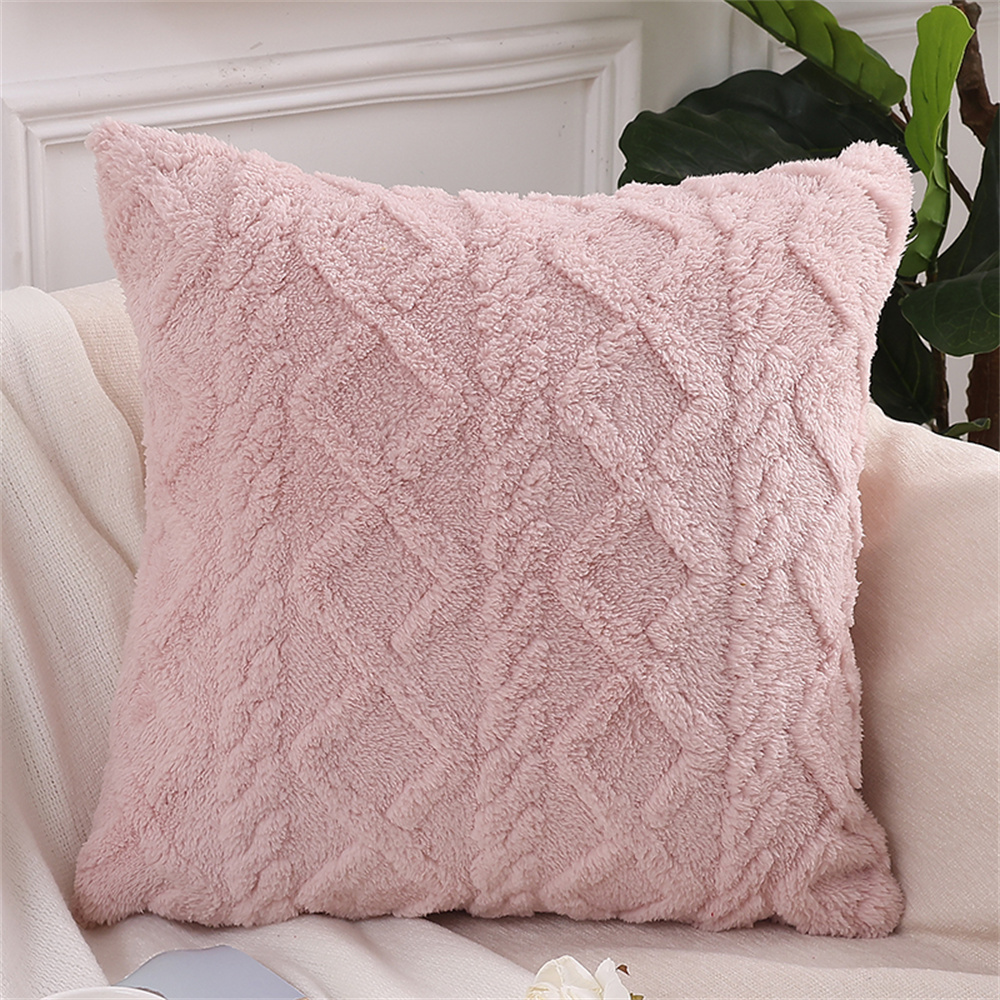 Olanly putetrekk 45 x 45cm mykt plysjputetrekk til sofa putetrekk bomull hjemmedekor sofa putetrekk 50 x 50