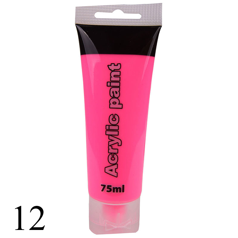 Multicolor pigment 75ml slange akryl pigment til tegning nummer maleri paartist tegning graffiti akryl maling: 12