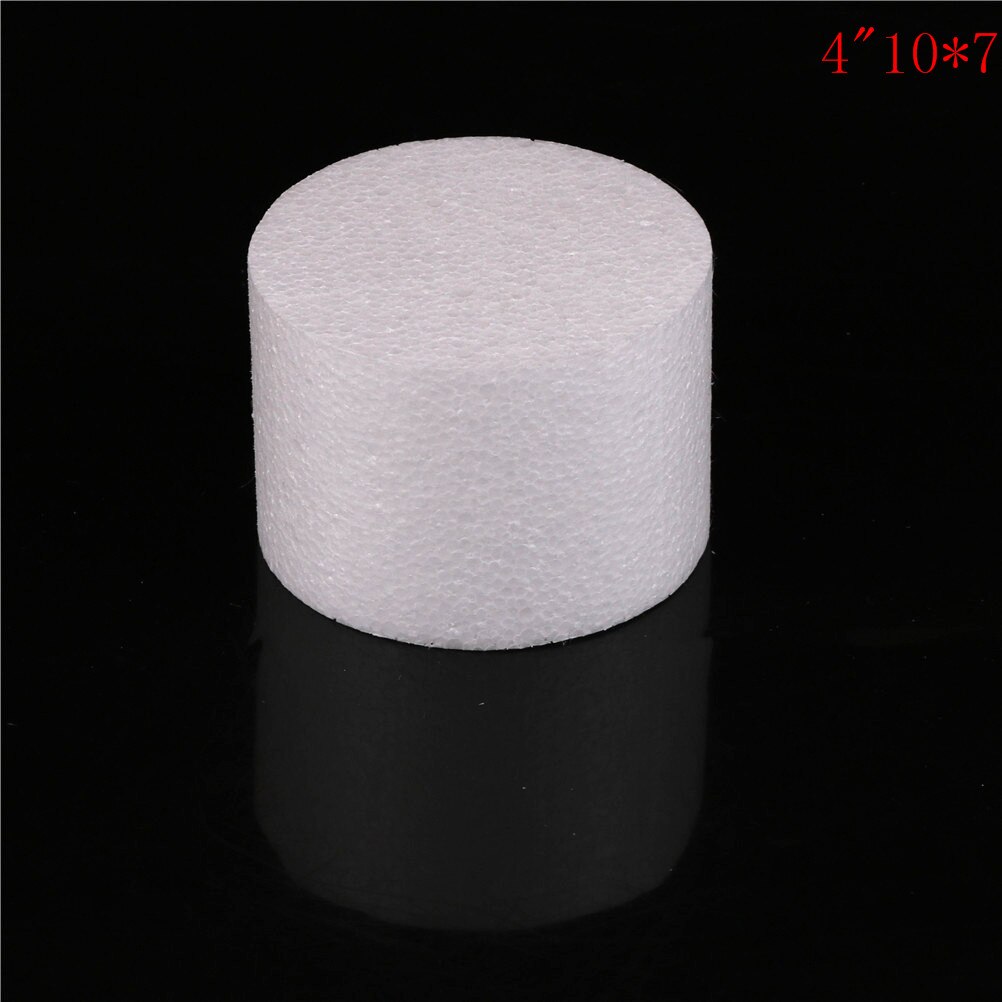 4/6/8/10 tommer rund styrofoam skum kage dummy sugarcraft blomst indretning patrice model: 10 x 7cm