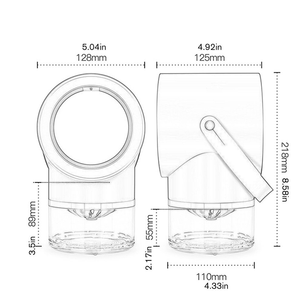 Huishoudelijke Vliegen Muggenmelk 189 Kleine T Muggen Killer Drie Dimensionale Sterke Vortex Flow Trechter Mosquito Doos 1 Pcs