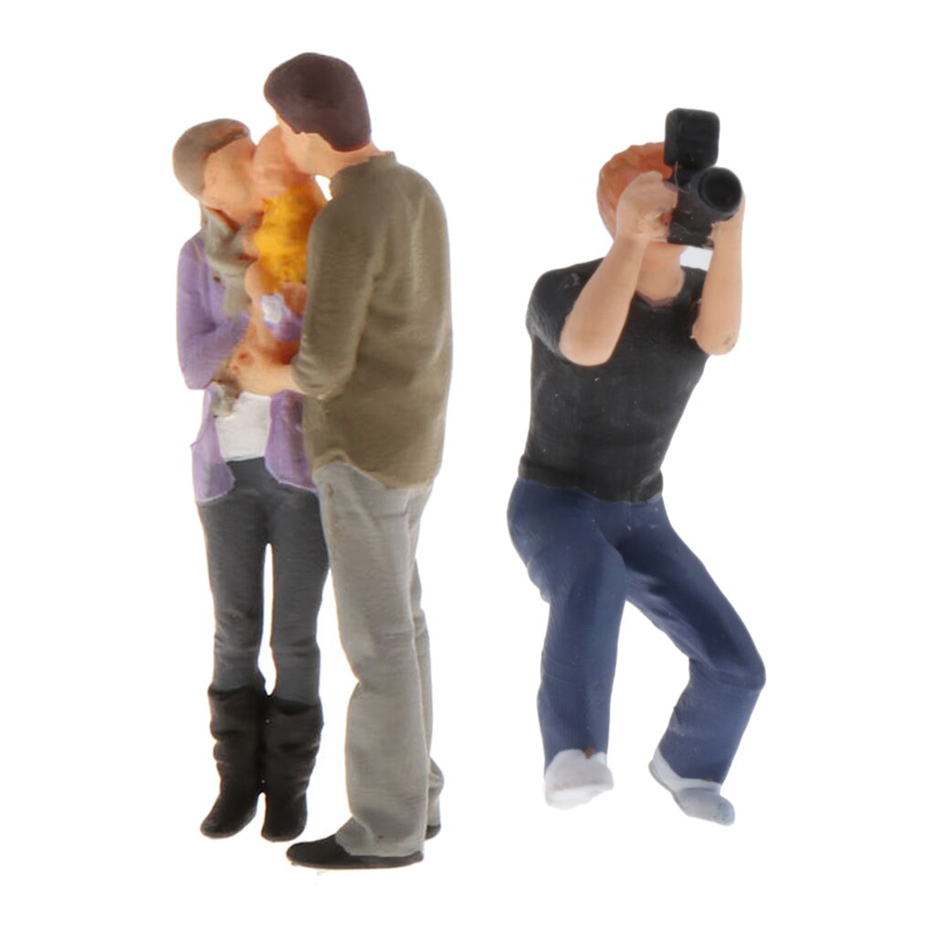 1/64 Scale Painted Family Figures Model Dolls Landscape Diorama S Scale