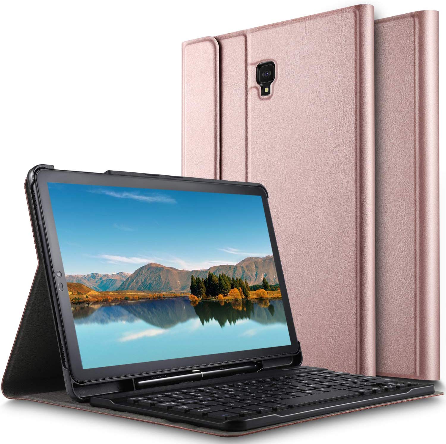 Draadloze Bluetooth Toetsenbord Tablet Cover Voor Samsung Galaxy Tab S4 10.5 inch SM-T830 SM-T835 Case PU Leather Flip Stand Cover
