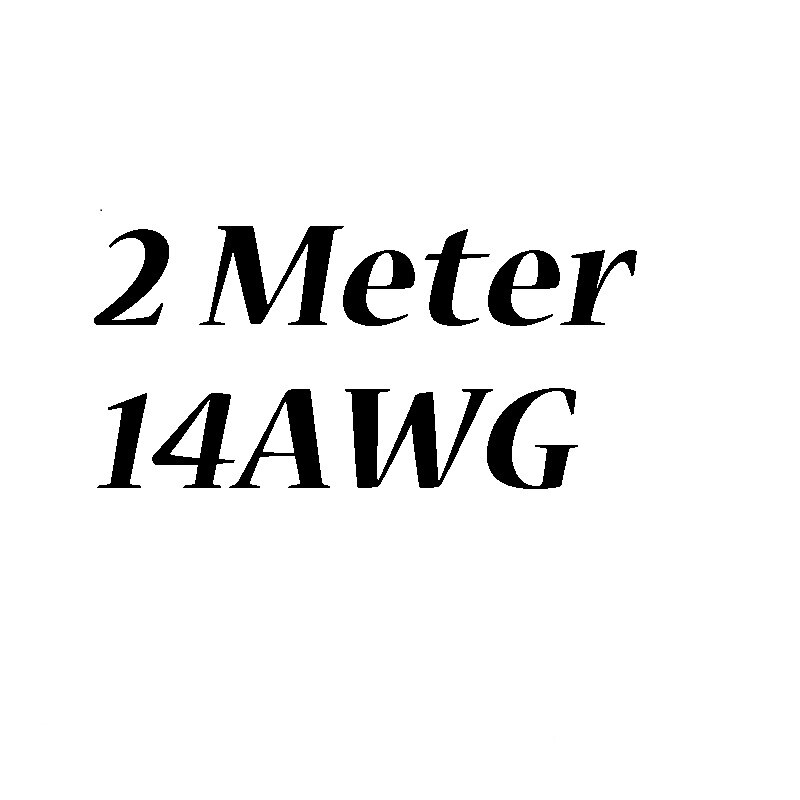 10/12/14/16/18/20/22/24/26 Awg Silicagel Draad Kabel voor Rc Model, diy En Hobby Toyes, Batterij Esc Draad Kabel: 14AWG 2 Meter