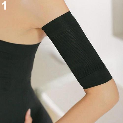 Potent arm formende fedtforbrænding elastisk kompression arm slankere skønhedsværktøj arm slankere: Sort