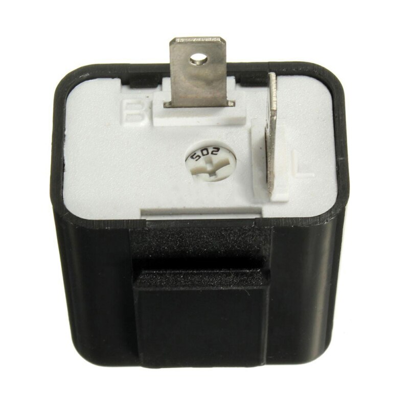 2 Pin LED Flasher Adjustable Frequency Turn Signal Flasher Blinker Indicator Relay Auto Parts Motorcycle Accessories Kits