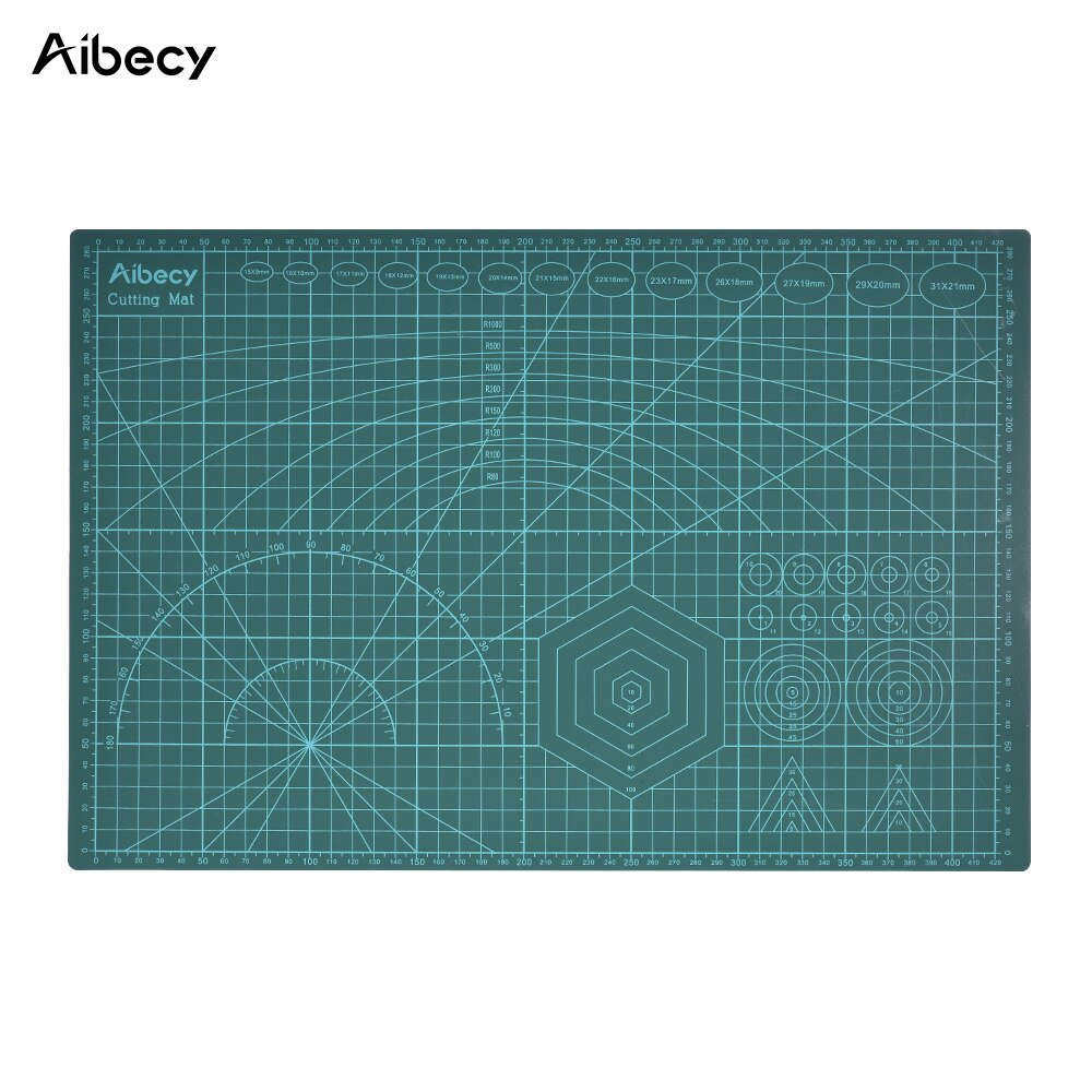 Aibecy Pvc Patchwork Gereedschap A3 Snijden Mat Handmatige Diy Hulpmiddel Snijplank Dubbelzijdig Beschikbaar Self-Healing Snijden pad