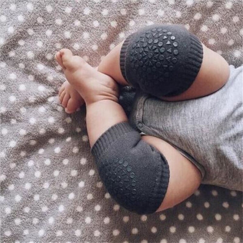 1 par de rodilleras para bebés, almohadilla para codo de gatear, almohadilla de seguridad para niños pequeños, calentador de piernas y rodillas para bebés, Protector de apoyo para rodillas de bebés