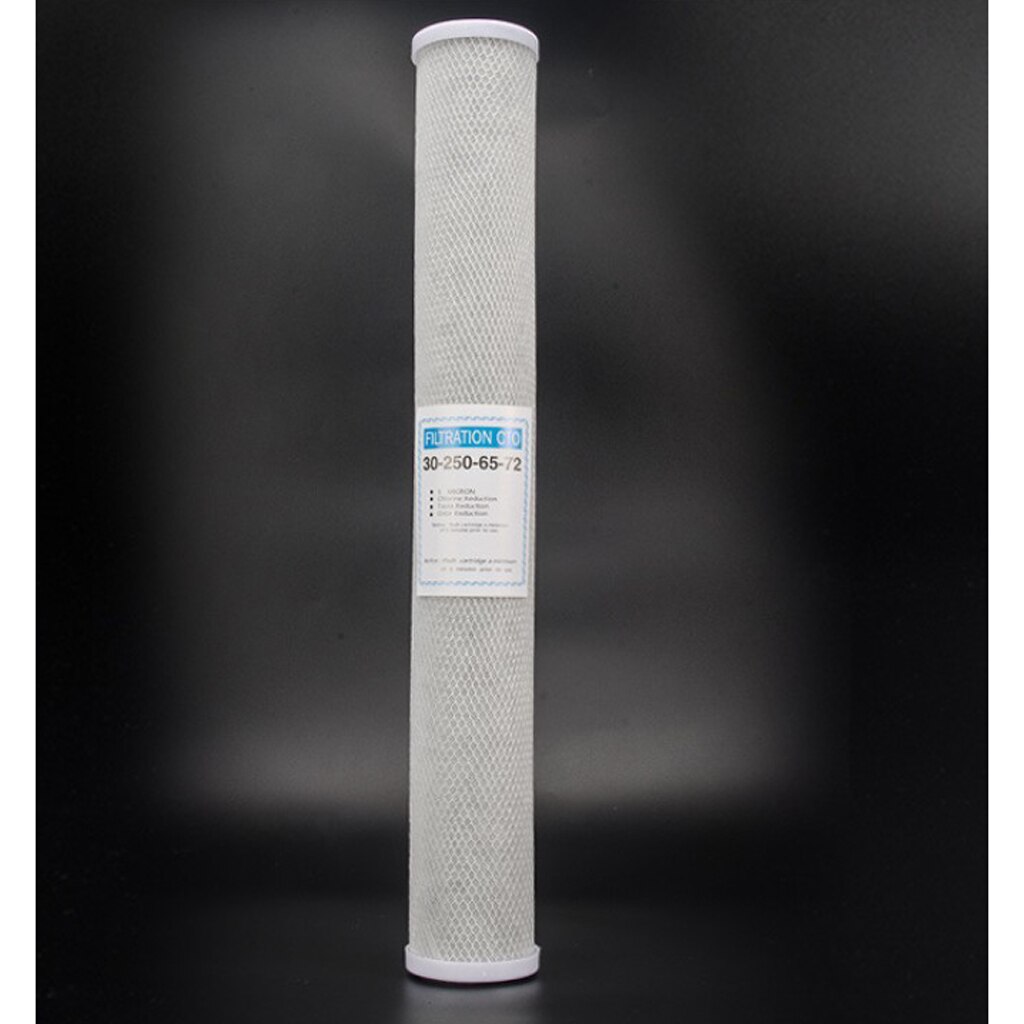 20 inch Water Purifier Filter Granular Activated Carbon Filter CTO Compressed Carbon Reverse Osmosis