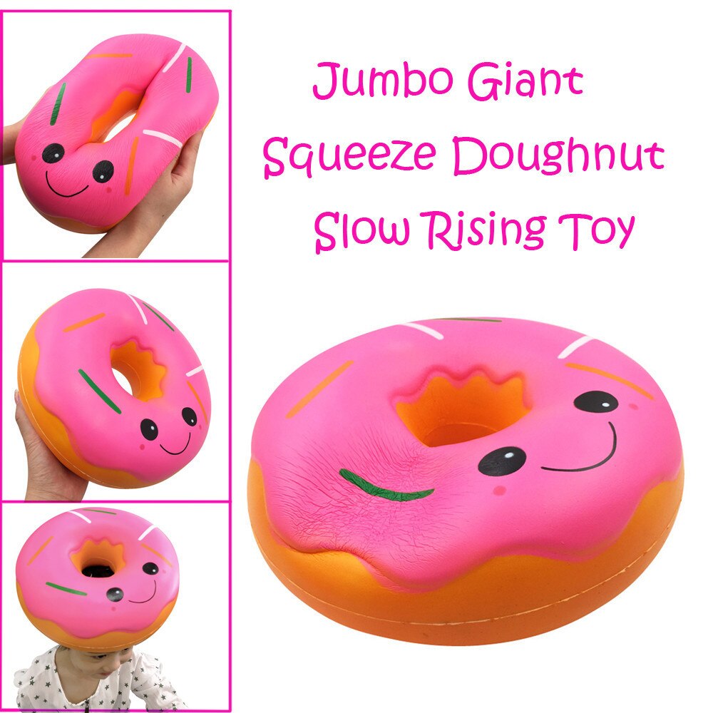 Squishies Jumbo Giant Doughnut Langzaam Stijgende Fruit Geurende Stress Relief Speelgoed Kinderen Baby Meisje Jongen Speelgoed