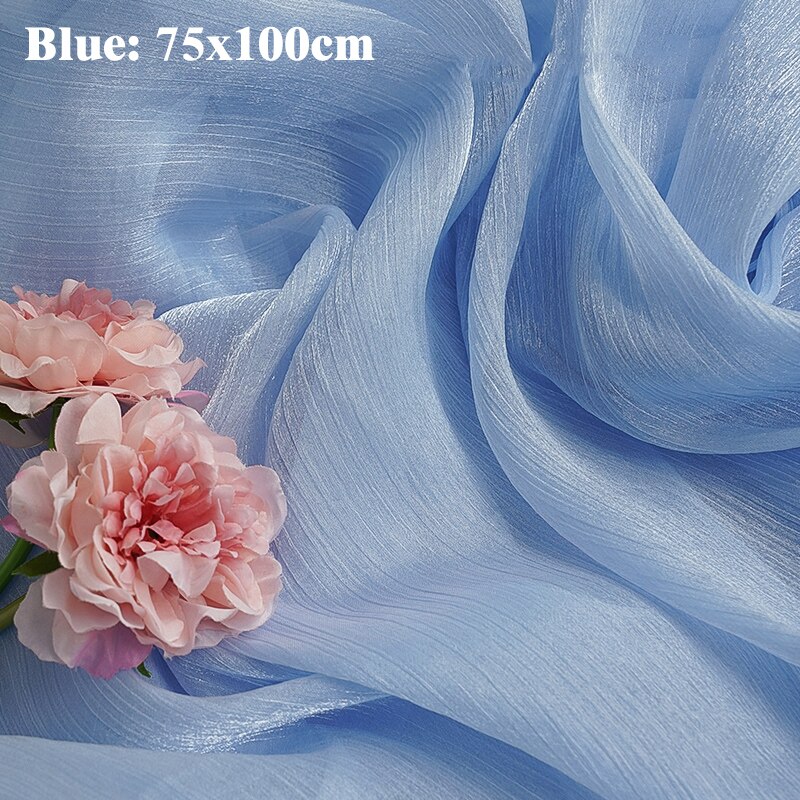 Bright Lines Tulle Cloth Photography Backdrops Gauze Studio Take Pictures Props Fotografia Photo Shooting for Cosmetic Jewelry: Blue 75x100cm