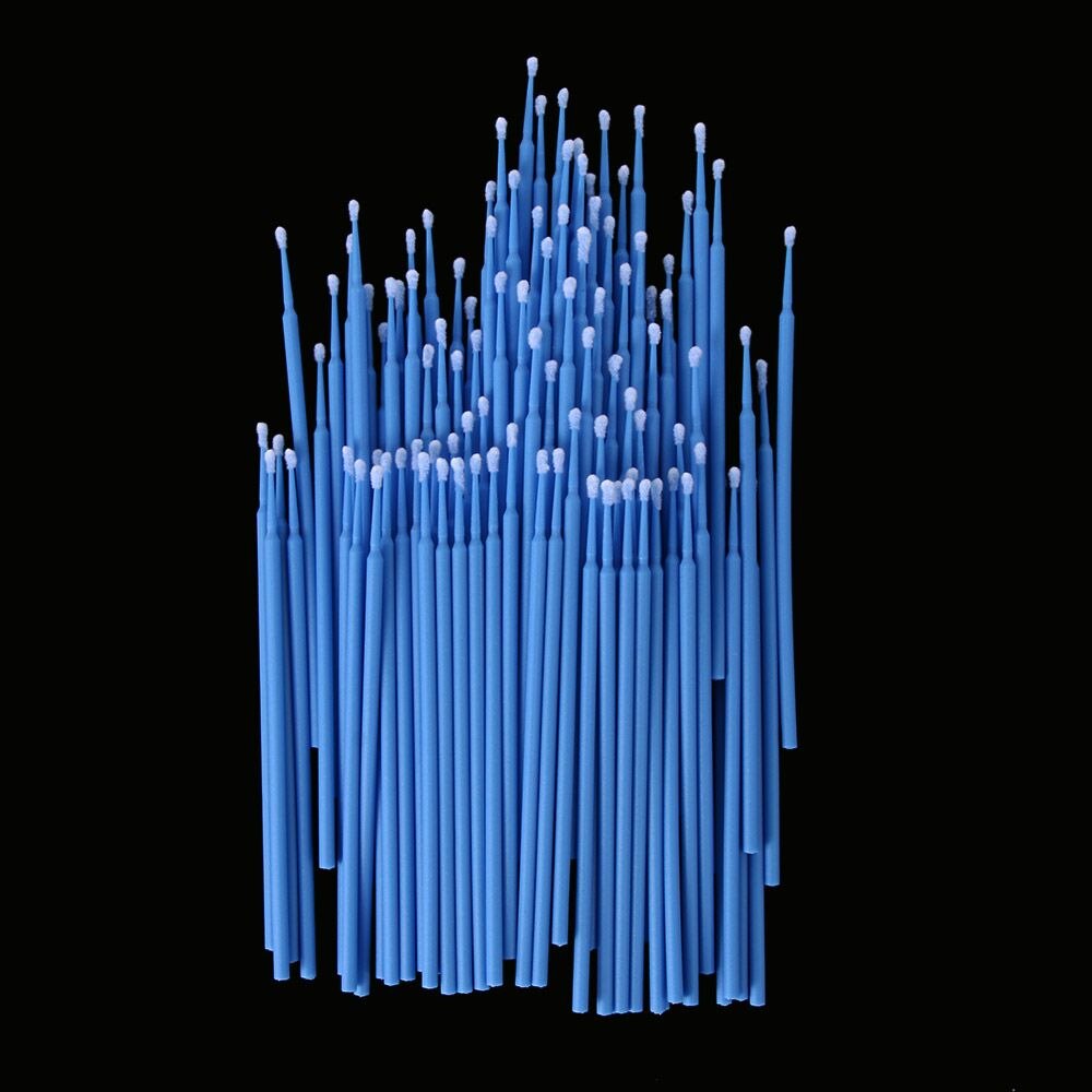 100 Stks/partij Auto Mini Hoofd Borstels Verf Touch-Up Up Verf Micro Borstel Tips Auto Onderdelen Hoofd Mini Spray auto Applicator Stick