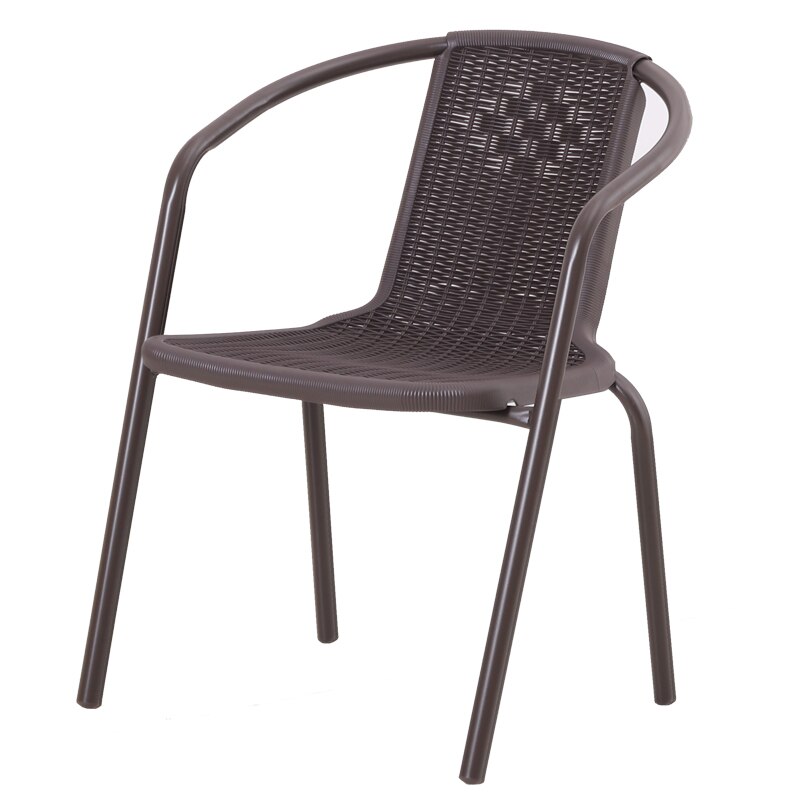 Single Armchair PE Rattan Chair Household Dining Chair Sofa Chair Office Chair Conference Chair Balcony Table and Chair
