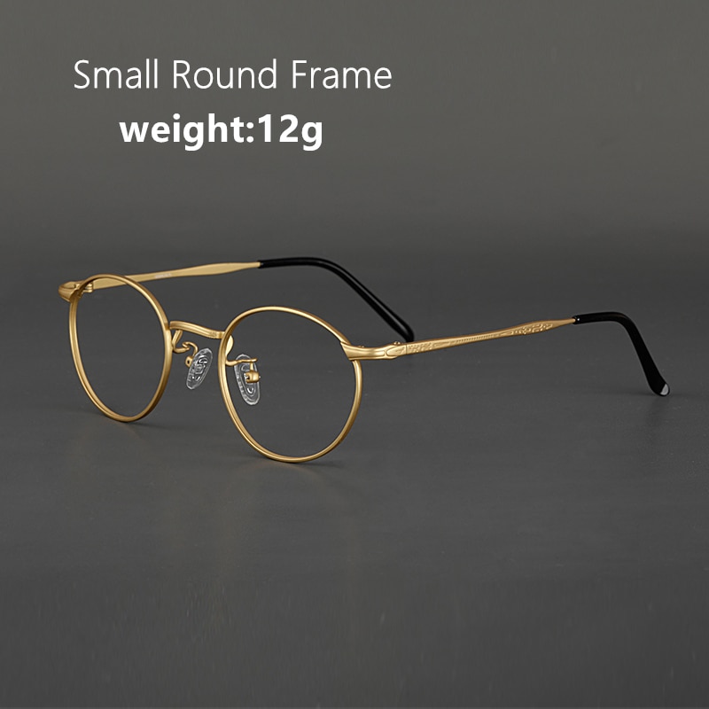 Titanium Glasses Frame Men OV1181 Retro Frame Brand Eye Myopia Prescription Glasses Frames for Men Round Glasses