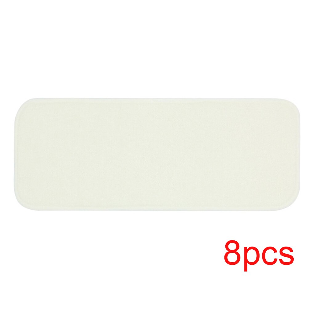 4pcs Baby Reusable Nappies Washable Polyester Cloth Diaper Suitable For Toddler Age 0-3 Years Old: 8pcs