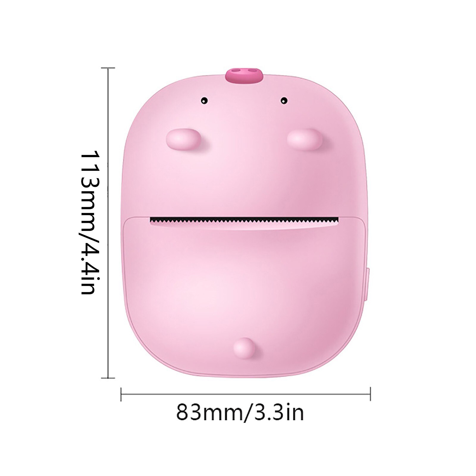 Mini Draagbare Thermische Draagbare Bluetooth Printer 57Mm Mini Draadloze Pos Image Photo Printer Voor Telefoon Android Ios Printers