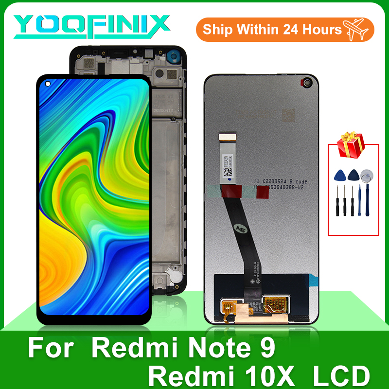 6.53&quot; Original For Xiaomi Redmi Note 9 LCD Display Screen Replacement For Redmi 10X 4G LCD M2003J15SG Display M2003J15SC Parts