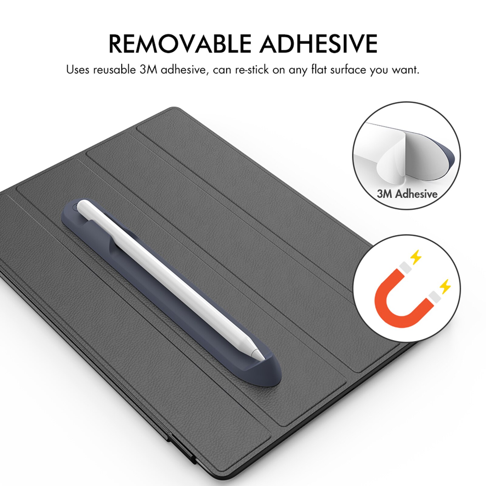For iPad Pencil 1 2nd Generation Silicone Pen Holder Protective Case Pencil Holder Tablet Touch Pen Stylus Holder Pen Slot