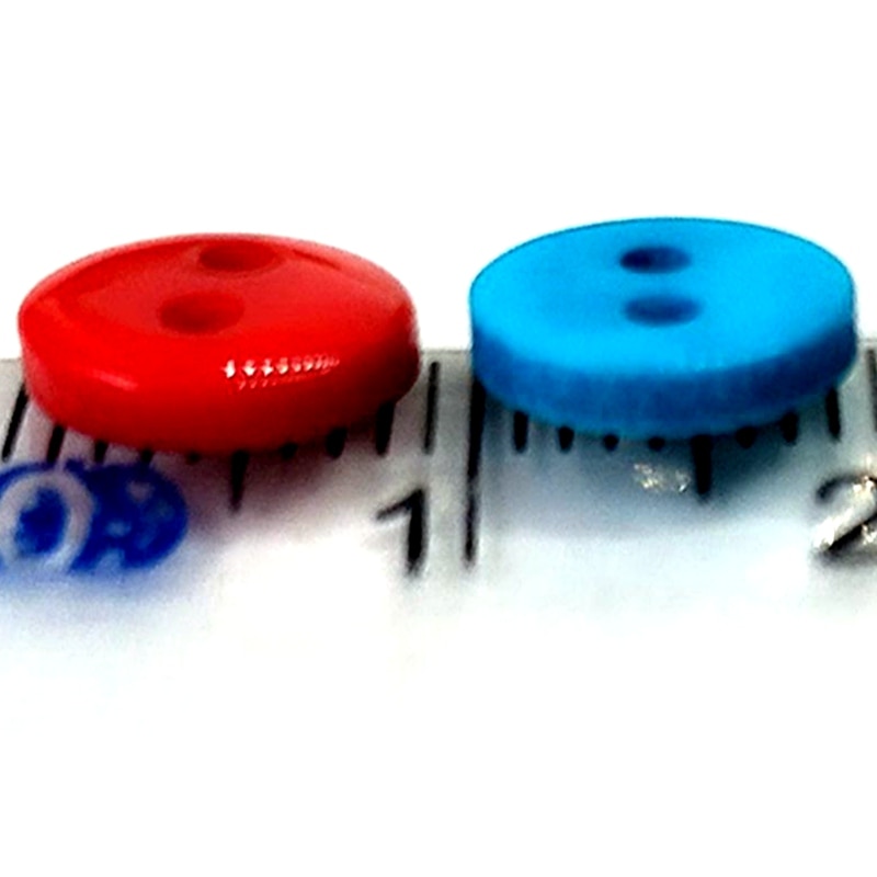 Hl 200Pcs 8Mm Candy Kleur Plastic Knoppen Kid 'S Kleding Naaien Accessoires Diy Ambachten