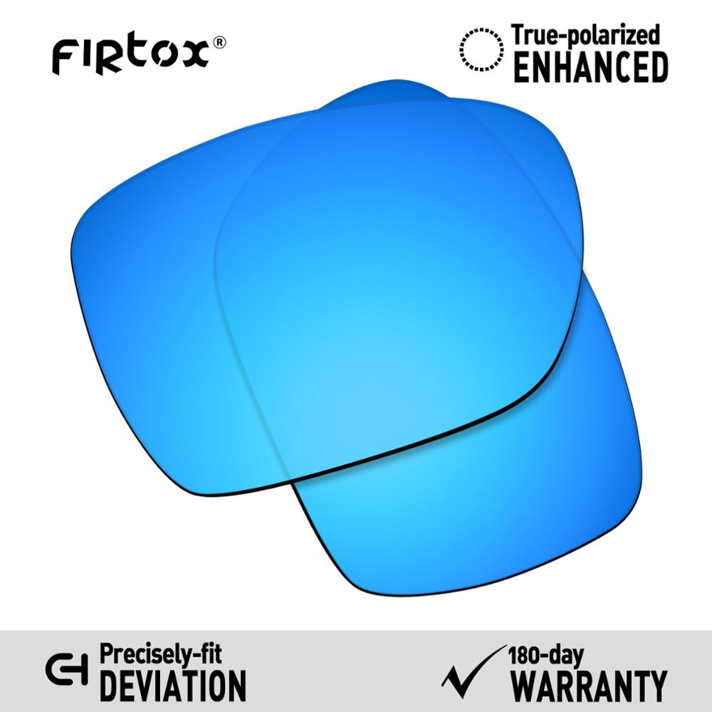 Firtox True UV400 Polarized Lenses Replacement for-Oakley Deviation OO4061 Sunglasses (Compatiable Lens Only) - Multiple Colors: Blue-Polarized