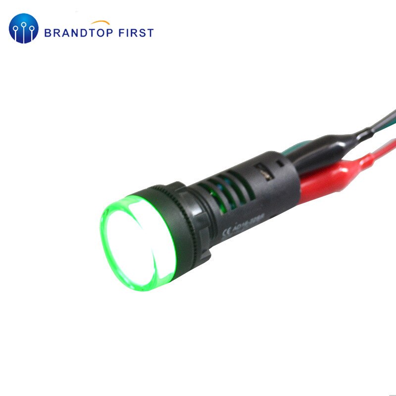 Red & Green Dual Kleuren! 22Mm Led Indicator Lamp