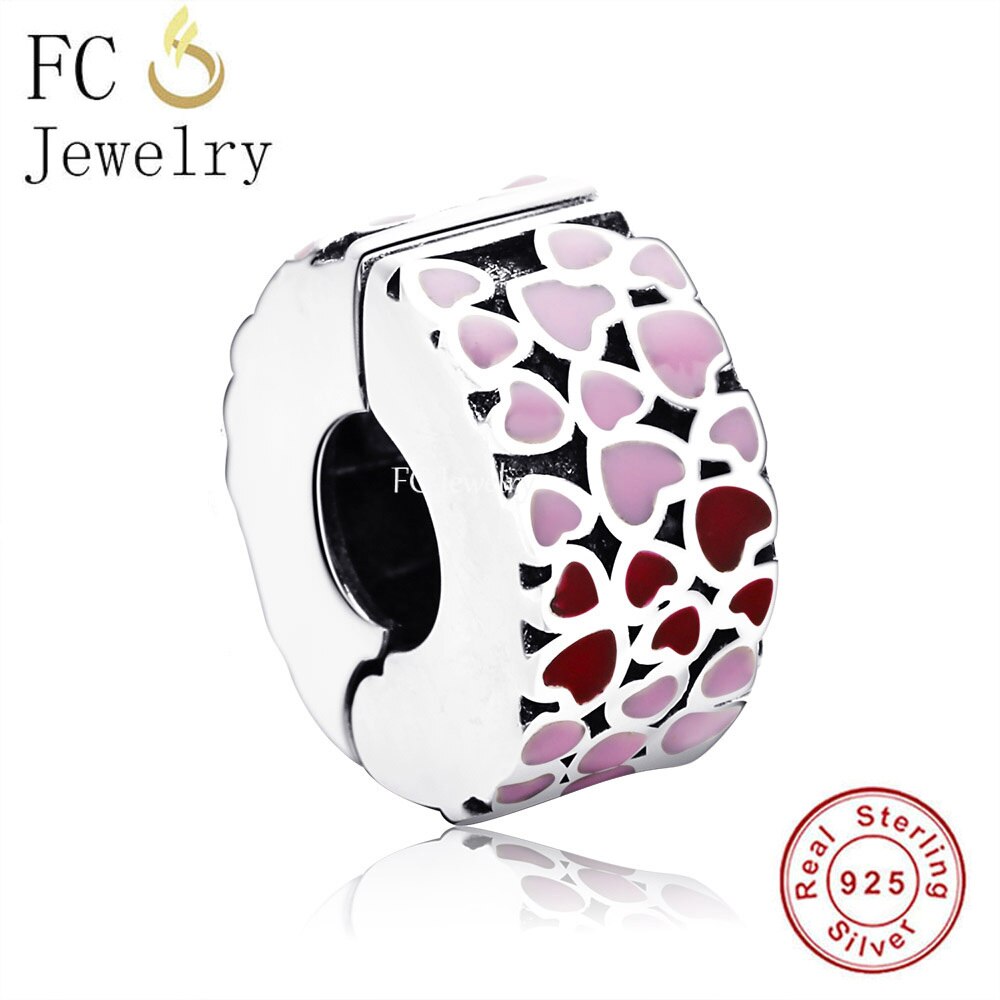 FC Jewelry Fit-pulsera de plata de ley 925 para mujer, cierre redondo, fabricación de cuentas, Berloque: FC0895