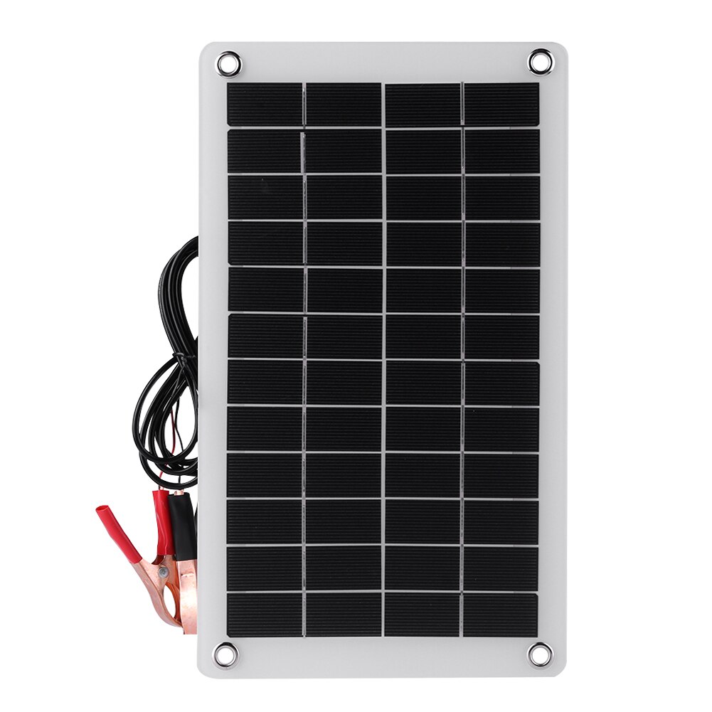 12V Auto Boot Silicium Zonnepaneel Rv Batterijlader 7.5W Monokristallijn Kit Voor Huishoudelijke Outdoor Solar Power Decor