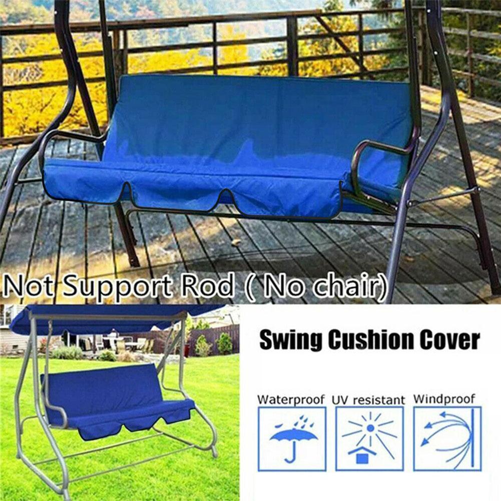3 Seat Swing Luifels Zitkussen Cover Set Patio Schommel Hangmat Vervanging Stoel Set Cover Schommel Tuin Waterdichte Z6A5