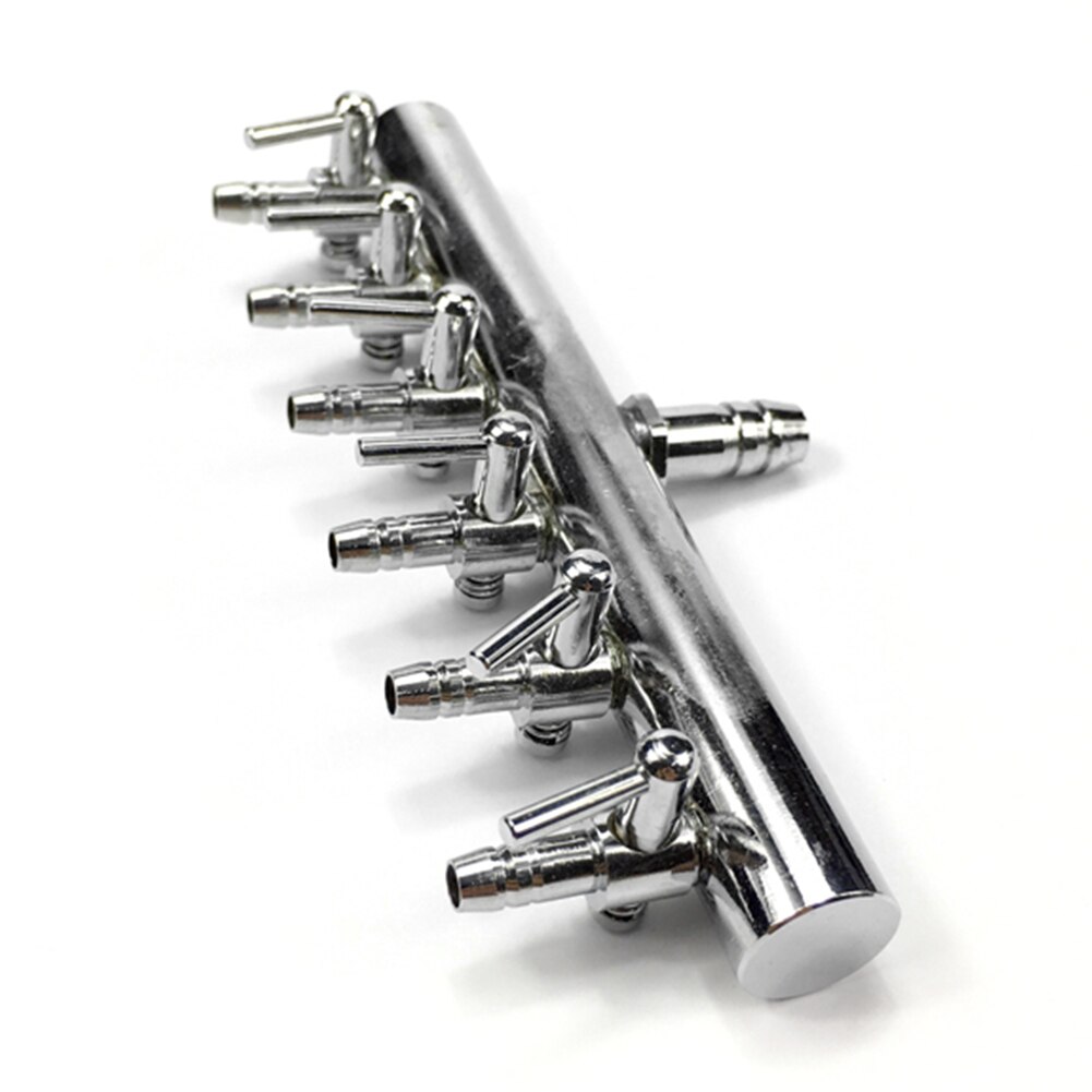 Lever Outlet Air Flow Distributor Stainless Steel Universal Control Manifold Splitter Switch Aquarium Fish Tank Oxygen Tee Shunt