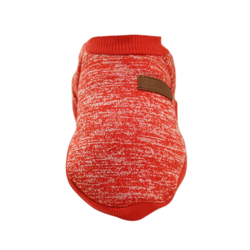 DIDIHOU Dog Sweater Clothes Costume Soft Warm comfortable Apparel For Small Dogs Chihuahua Supplies Sweater Clothes Costume Soft: Red / XXL