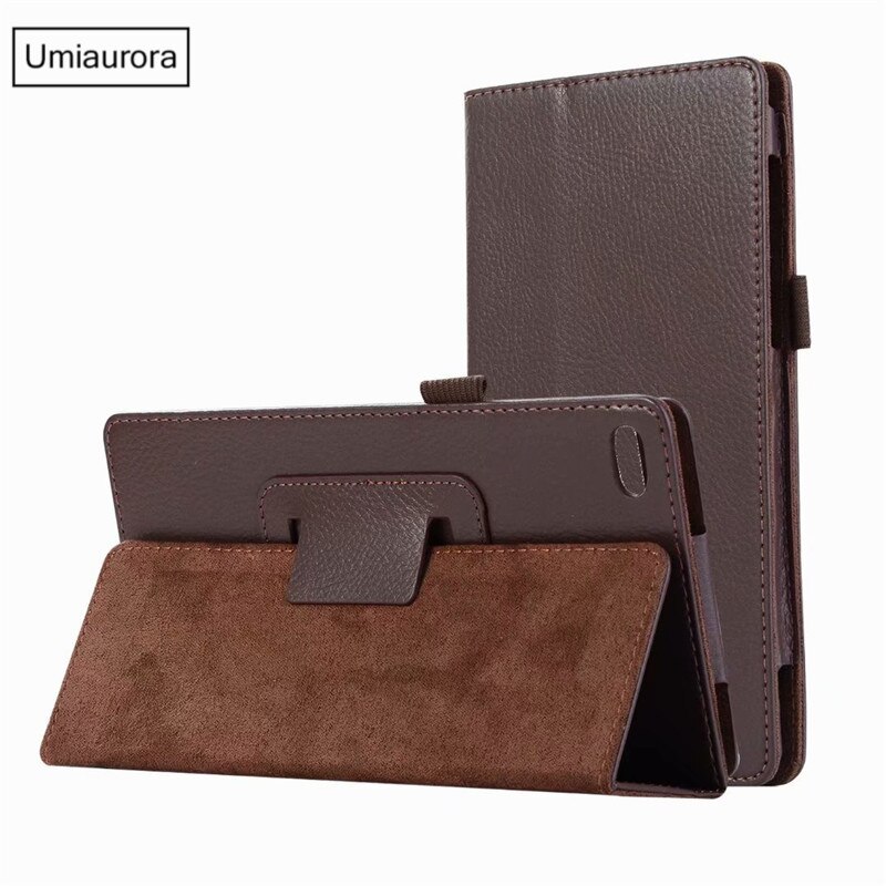 Case Voor Lenovo Tab M7 Case Pu Leather Flip Stand Cover Voor Lenovo Tab M7 TB-7305F TB-7305I TB-7305X 7.0 Inch tablet Case Funda: Brown