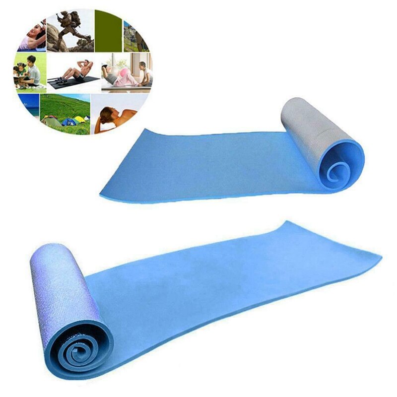 15mm dicke yogamatten mit komfortschaumstoff-knie- und ellbogenpolstern für yoga, pilates, indoor-übungen und fitnesstraining