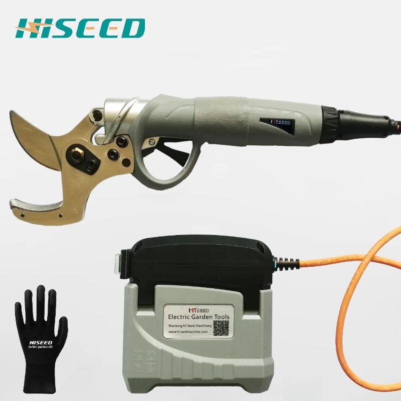 Tijeras de podar eléctricas, podadora de diamante de corte más grande de 45mm, tijeras de podar con batería de litio certificada EC