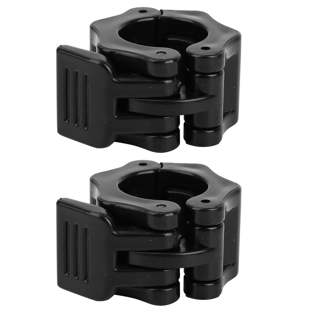 1 Pair 25mm Plastic Barbell Dumbbell Lock Clamp Spring Collar Clip For Training Weightlifting Barbell Bar Plastic Clip