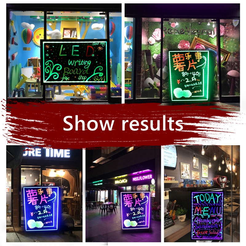 Haile 8Colors/lot Liquid Chalk Erasable Highlighter Art Graffiti Marker Pen For Glass Whiteboard LED Chalkboard Billboard Screen