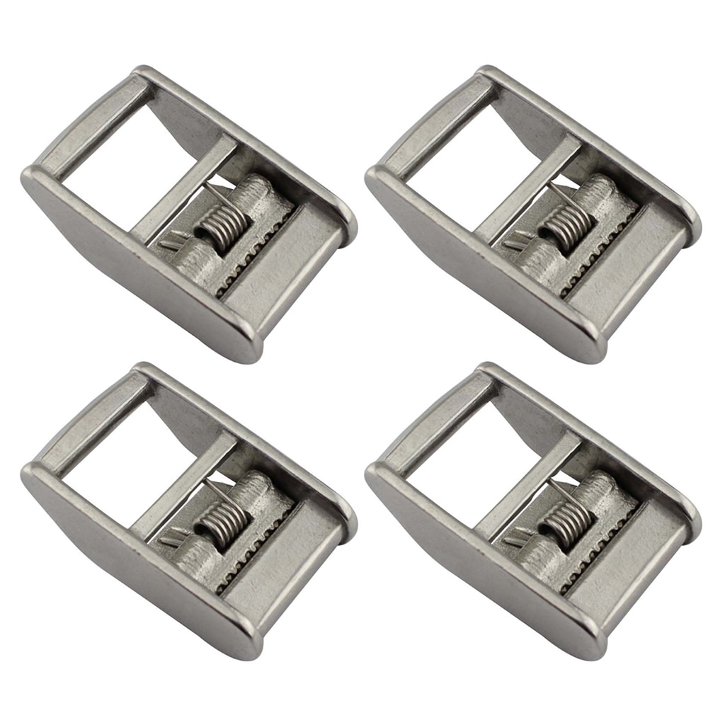 4x Cargo Lash Straps Cam Buckle Tie Down Luggage Quick Release Buckle 25mm